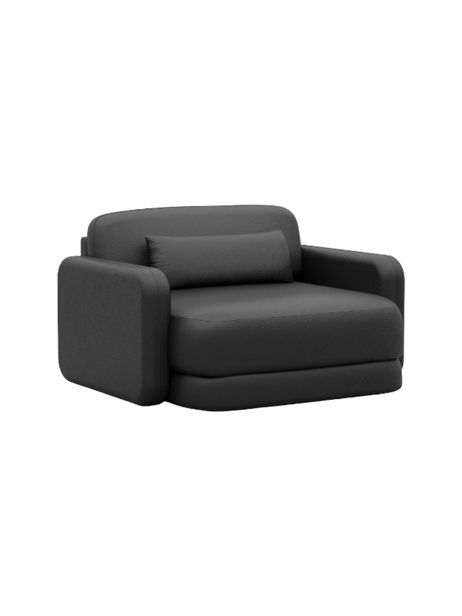 
Design Echtleder Loungesessel „Eloria“ - Echtleder Beige