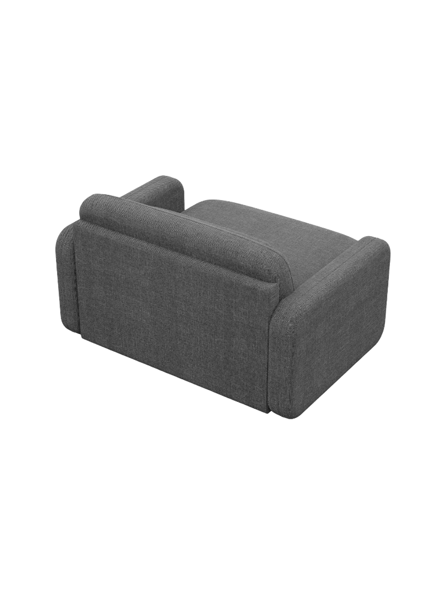 
Design Loungesessel „Eloria“ mit Strukturstoff-Bezug - Strukturstoff Anthrazit