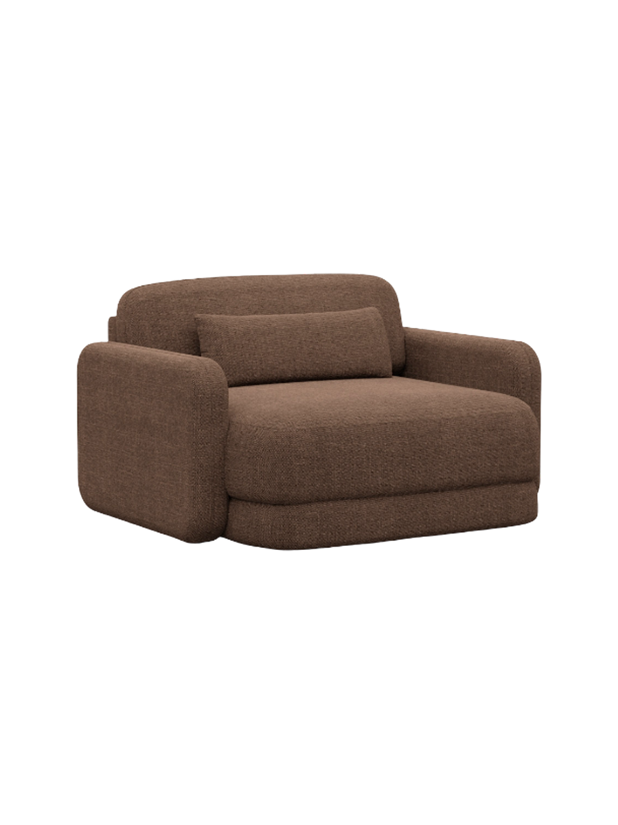 
Design Loungesessel „Eloria“ mit Strukturstoff-Bezug - Strukturstoff Anthrazit