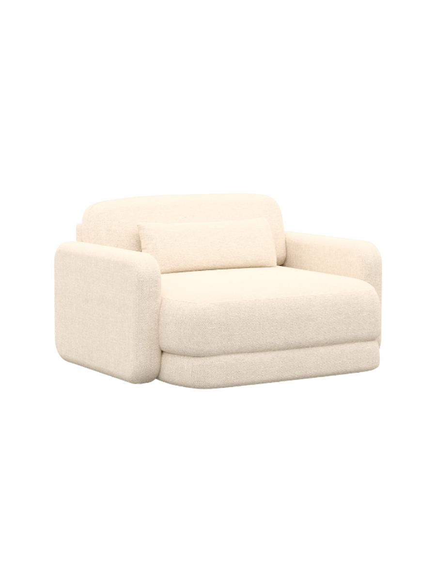 
Design Loungesessel „Eloria“ mit Strukturstoff-Bezug - Strukturstoff Anthrazit