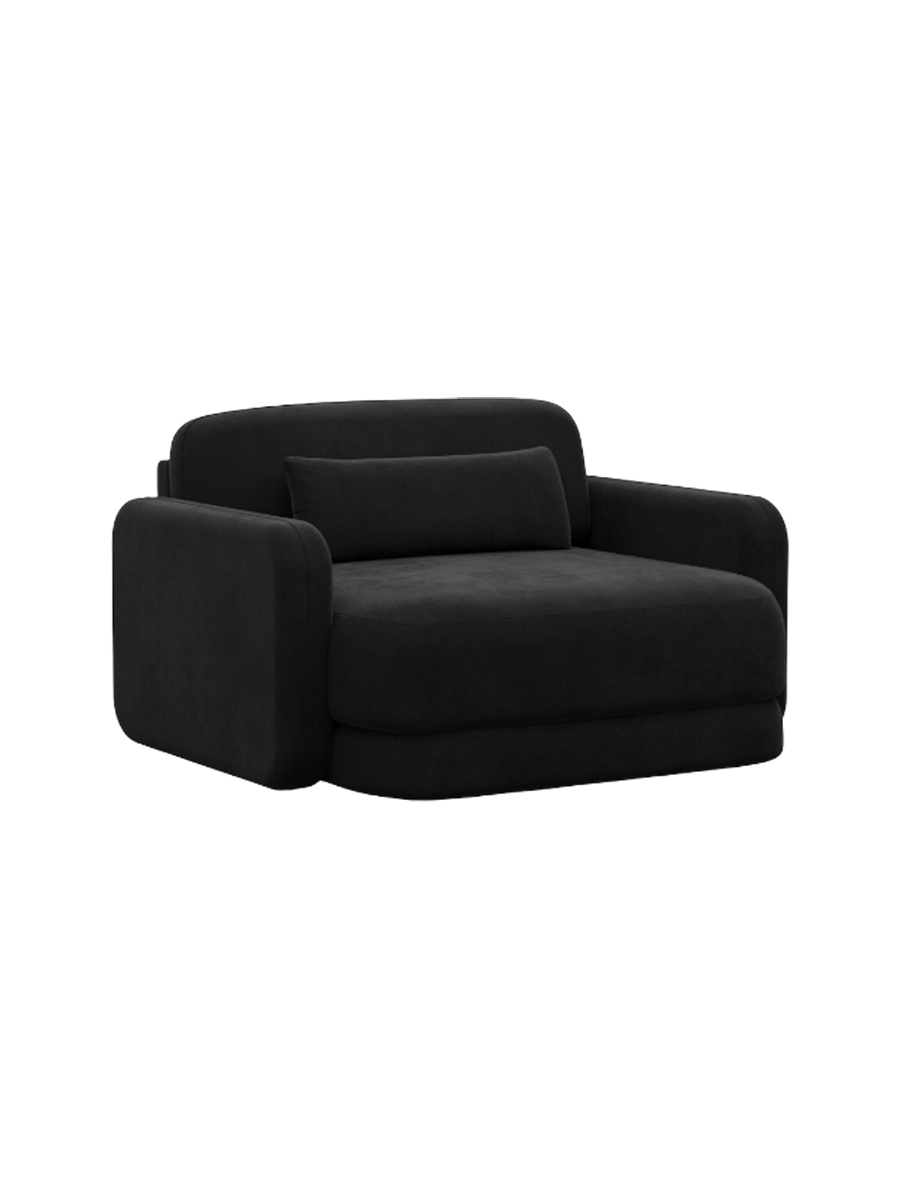 
Design Loungesessel „Eloria“ mit Samtbezug - Samtbezug Königsblau