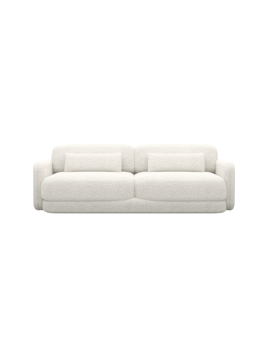 
2-Sitzer Design Sofa „Eloria“ mit Bouclé-Bezug