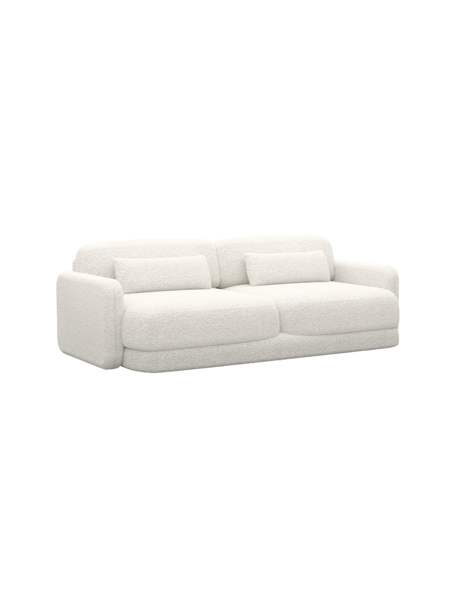 
2-Sitzer Design Sofa „Eloria“ mit Bouclé-Bezug