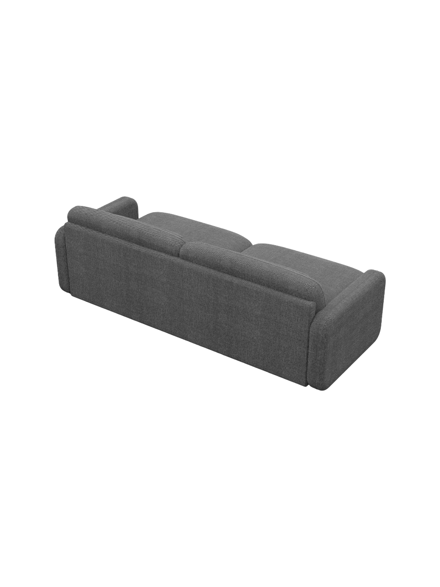 
2-Sitzer Design Sofa „Eloria“ mit Strukturstoff-Bezug - Strukturstoff Anthrazit