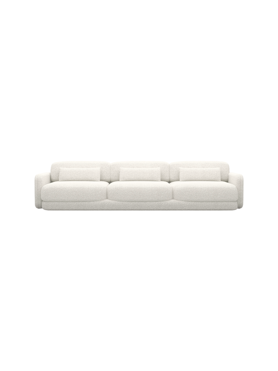 
3-Sitzer Design Sofa „Eloria“ mit Bouclé-Bezug