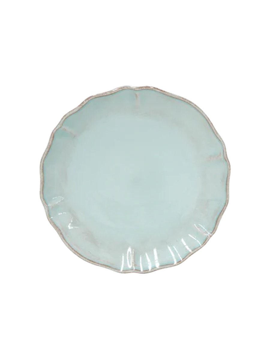 
Handmade bread plate "Alentejo" - Turquoise