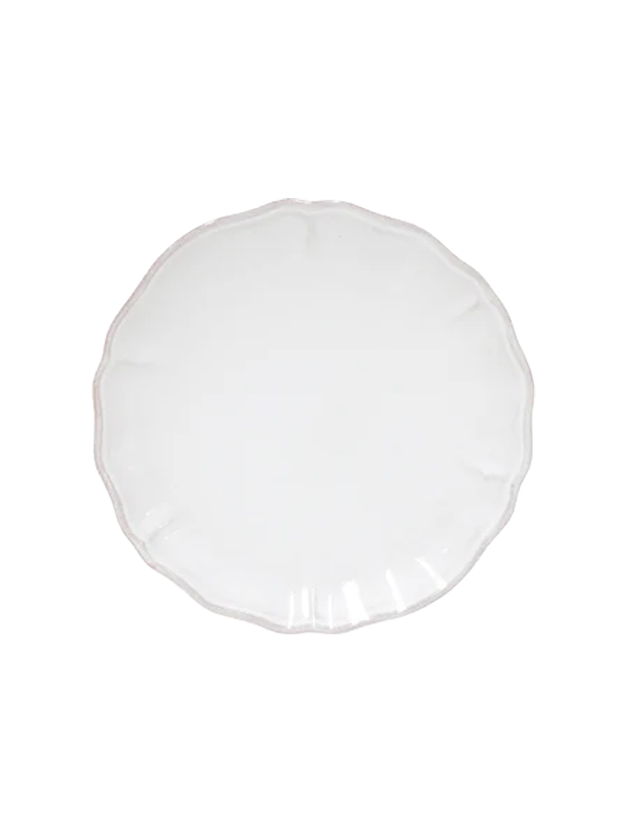 
Handmade bread plate "Alentejo" - White