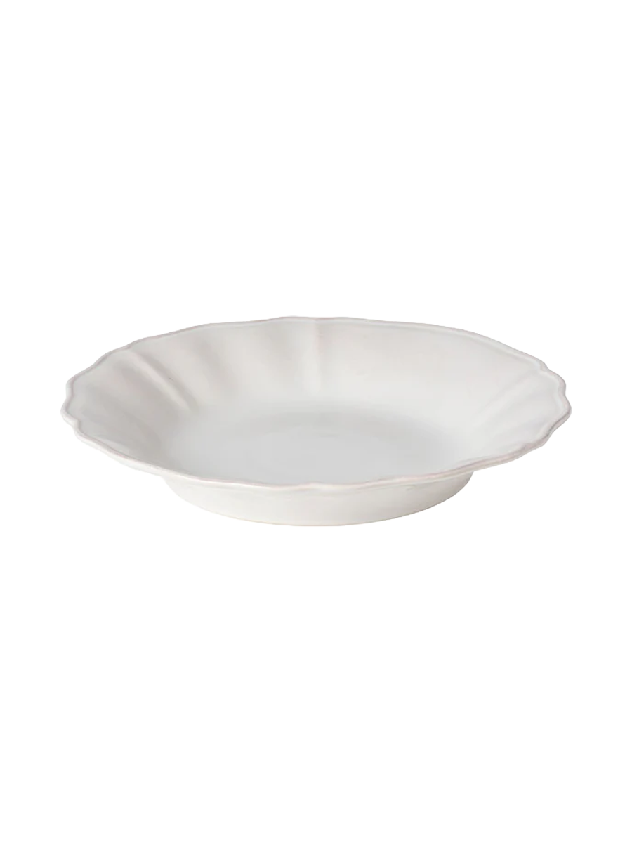 
Handmade soup plate "Alentejo" - White