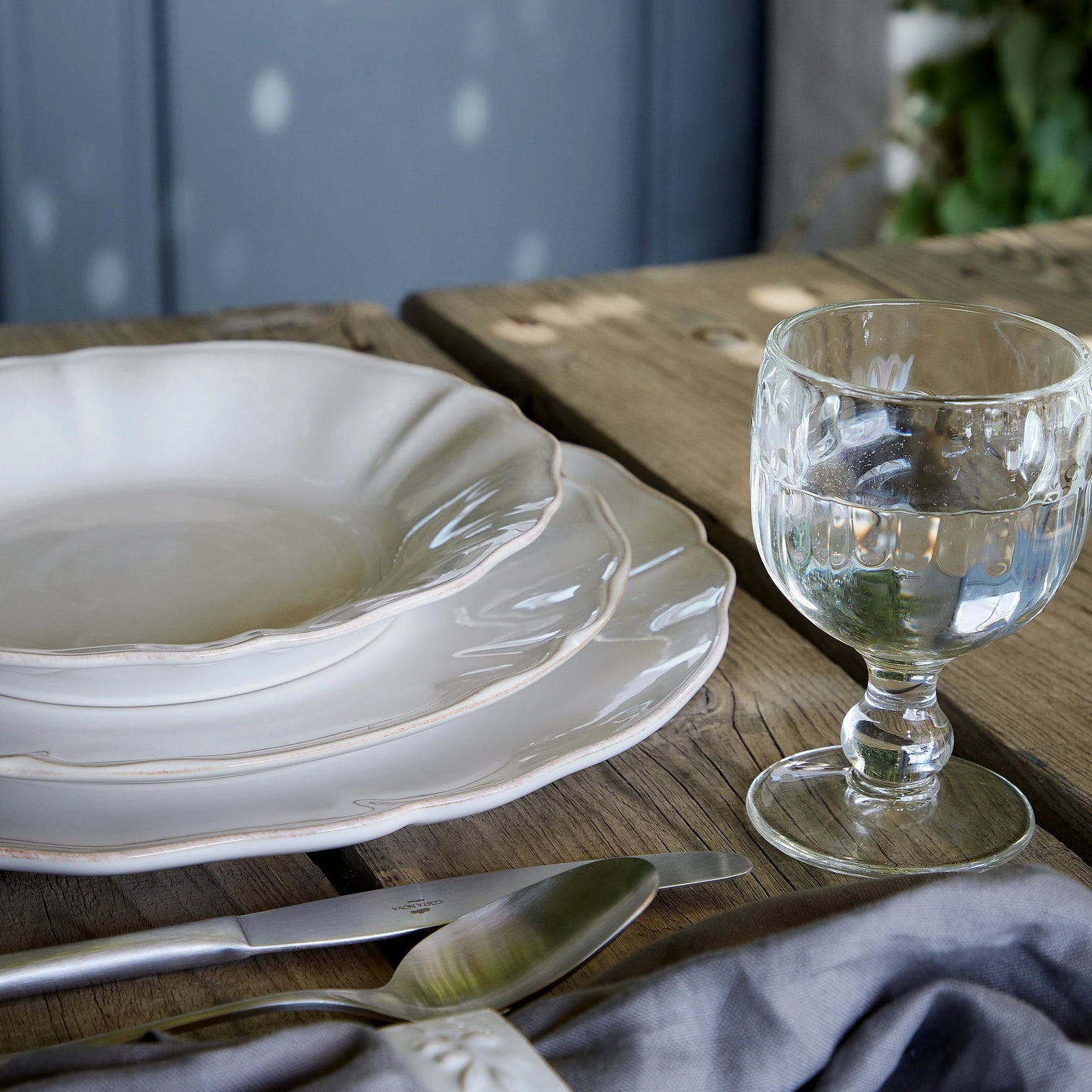 
Handcrafted Placemat "Alentejo" - White