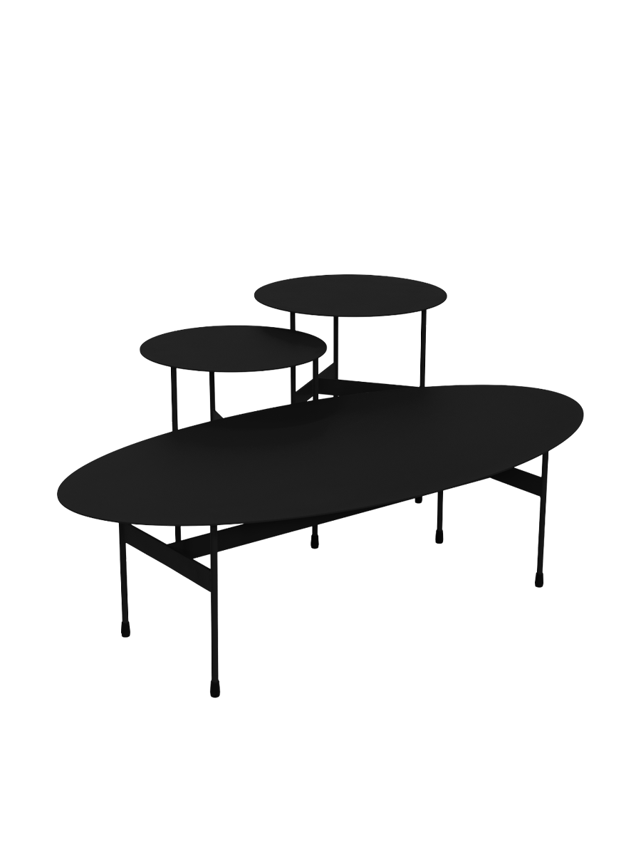 
Design Couchtisch „Mira“ - Schwarz