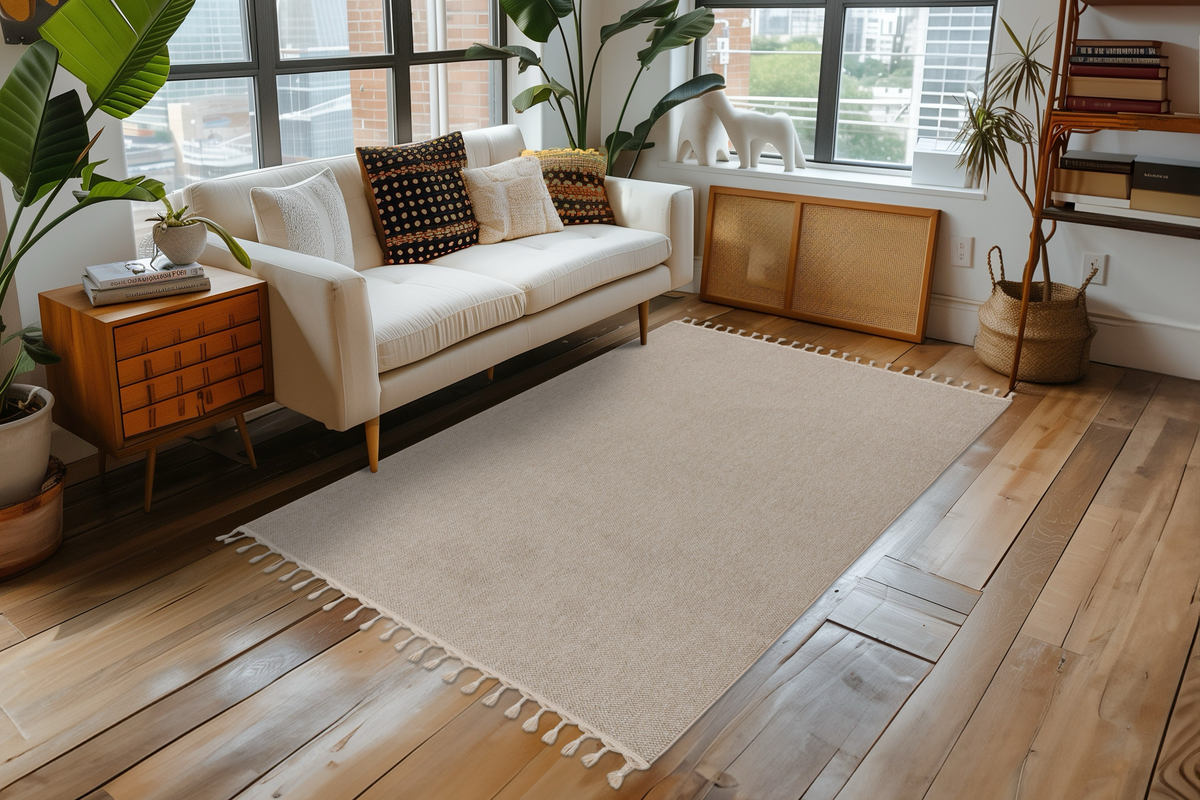 
Tapis design « Tunis 400 » - Beige - 80 x 150 cm