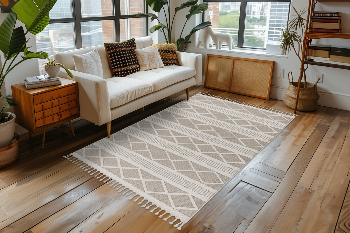 
Tapis design « Tunis 401 » - Beige - 120 x 170 cm