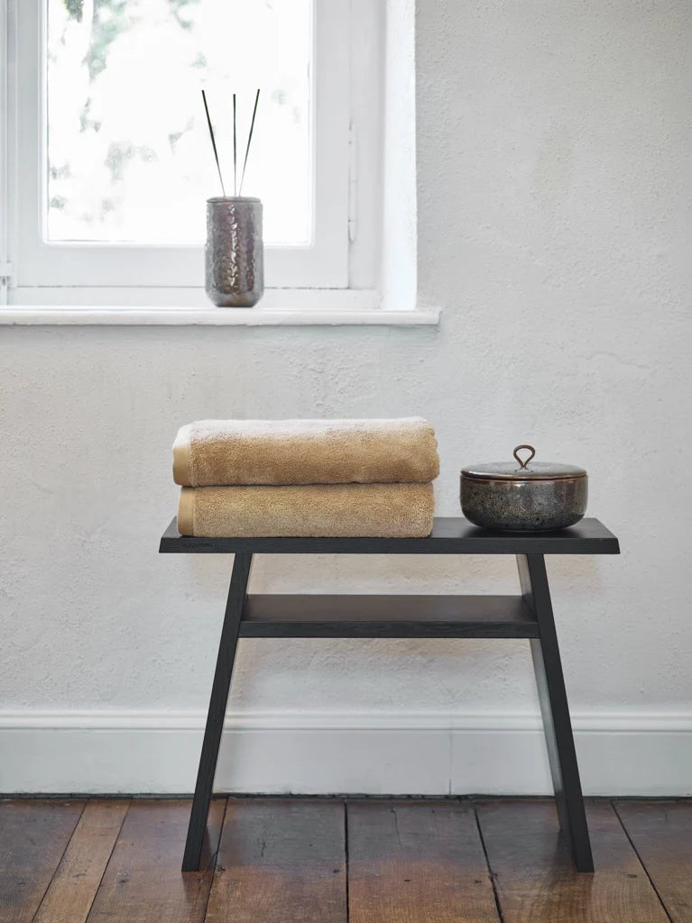 
Grosse, handgefertigte Design Aufbewahrungsdose „Ugo“ aus Keramik, Vintage Bronze