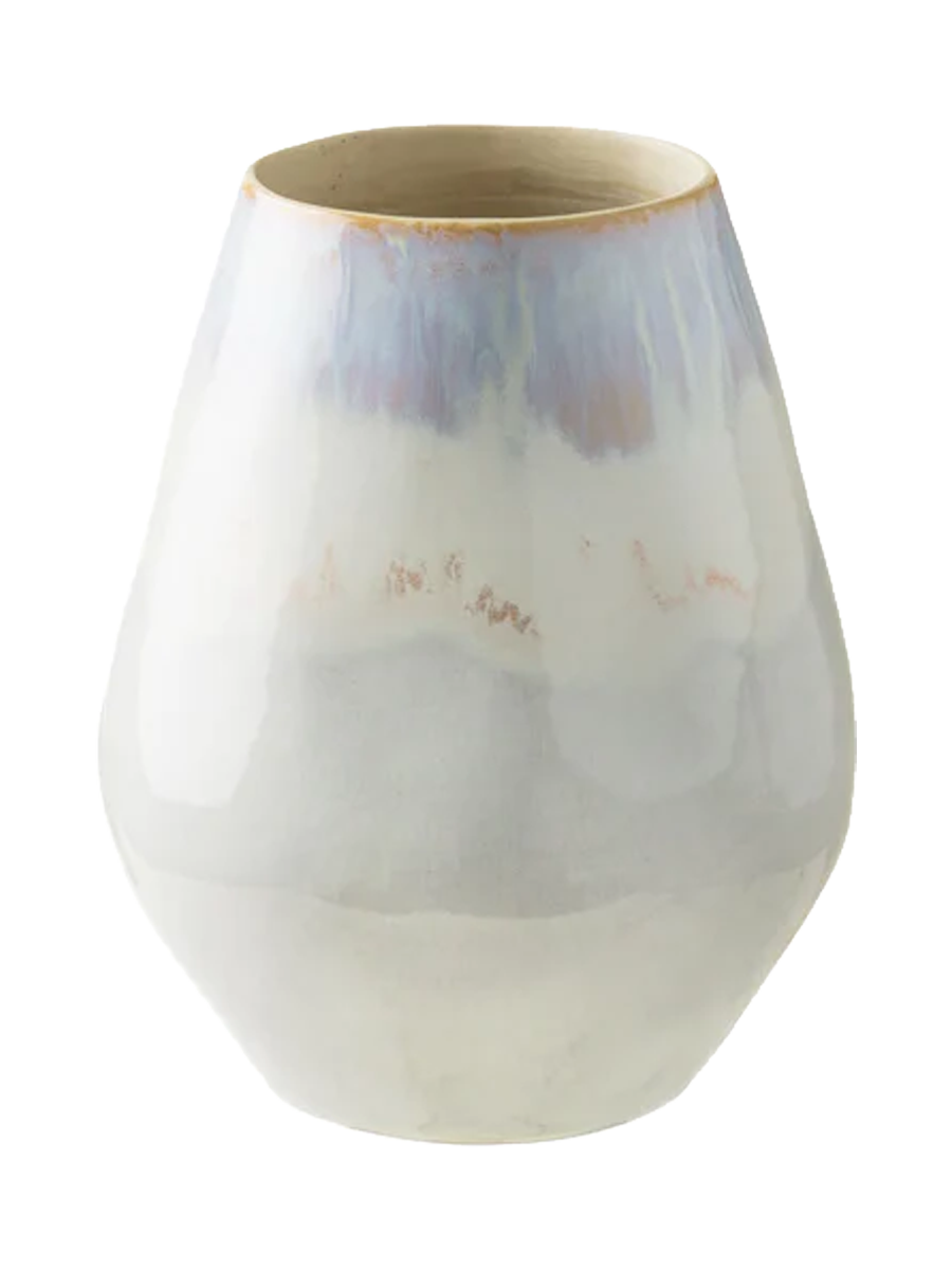 
Handmade Stoneware Vase "Brisa" - Salt