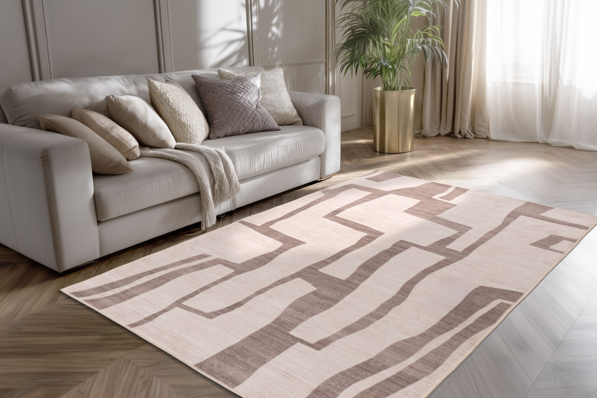 IMAGE for product variant SKU VEG-203-Taupe-80x150