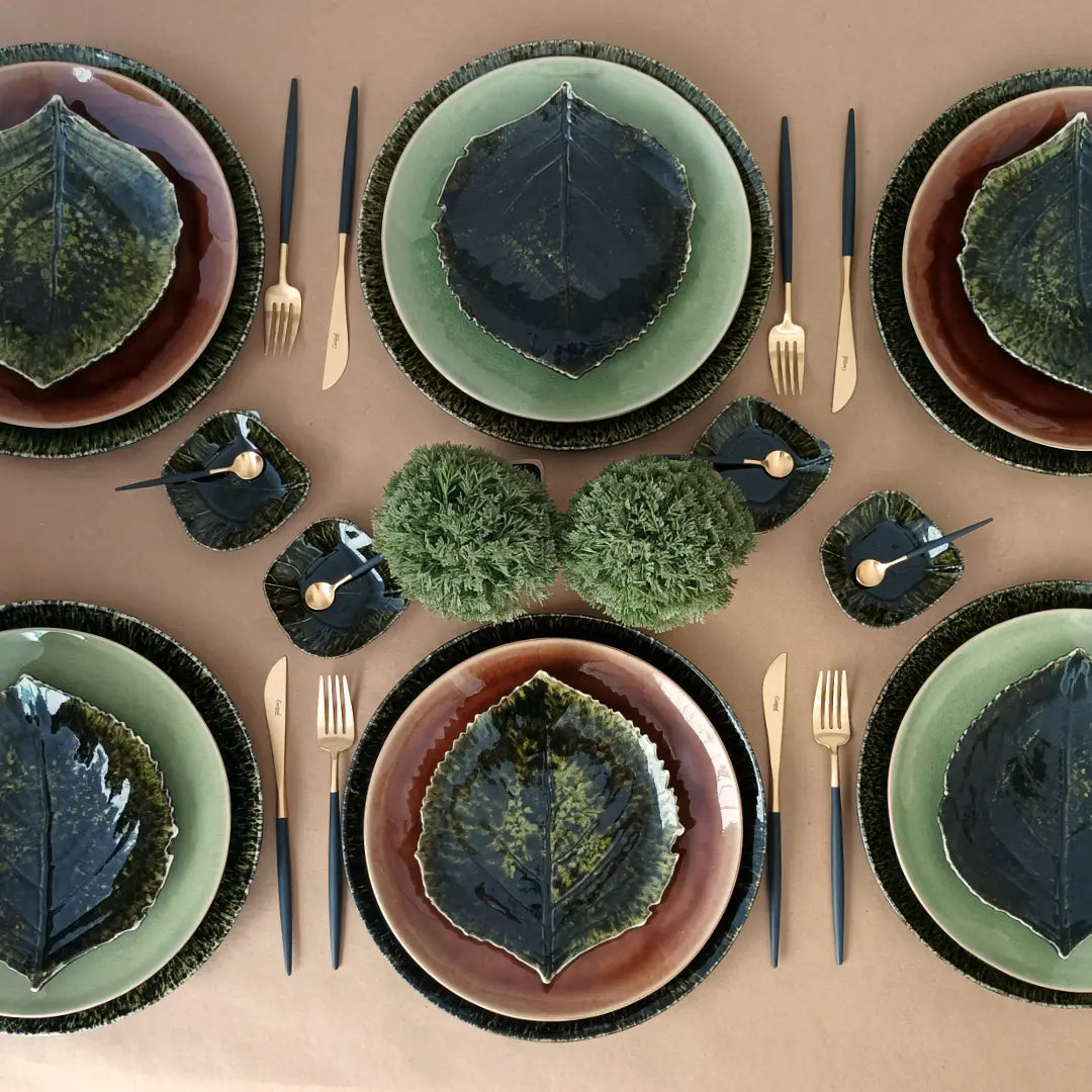 
Handcrafted Dipping Bowl "Riviera" - Forests