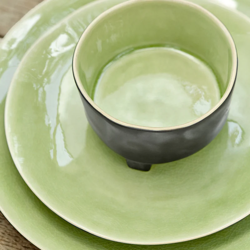 
Handcrafted Soup & Cereal Bowl "Riviera" - Green Fees