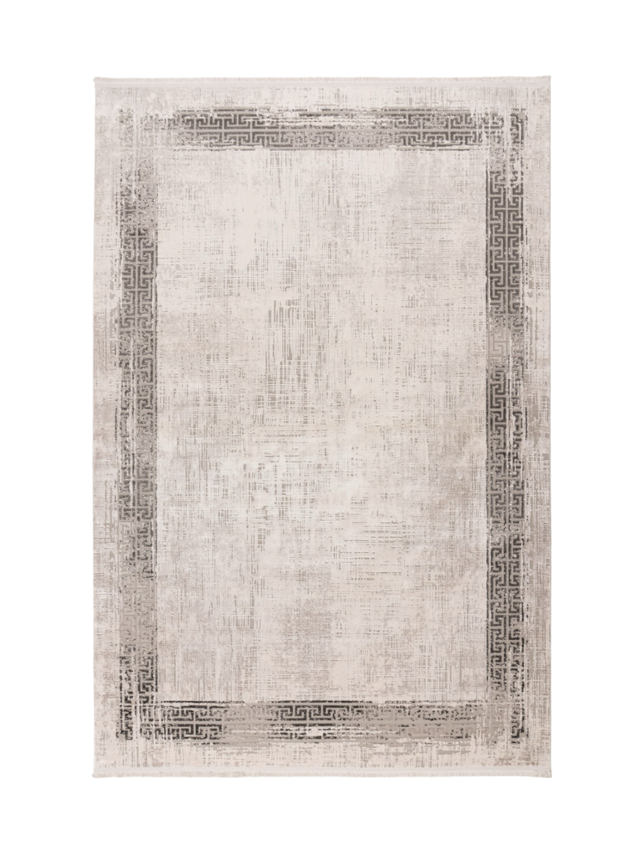 
Tappeto di design in viscosa di alta qualità „Venezia 902“ - Argento - 80 x 150 cm