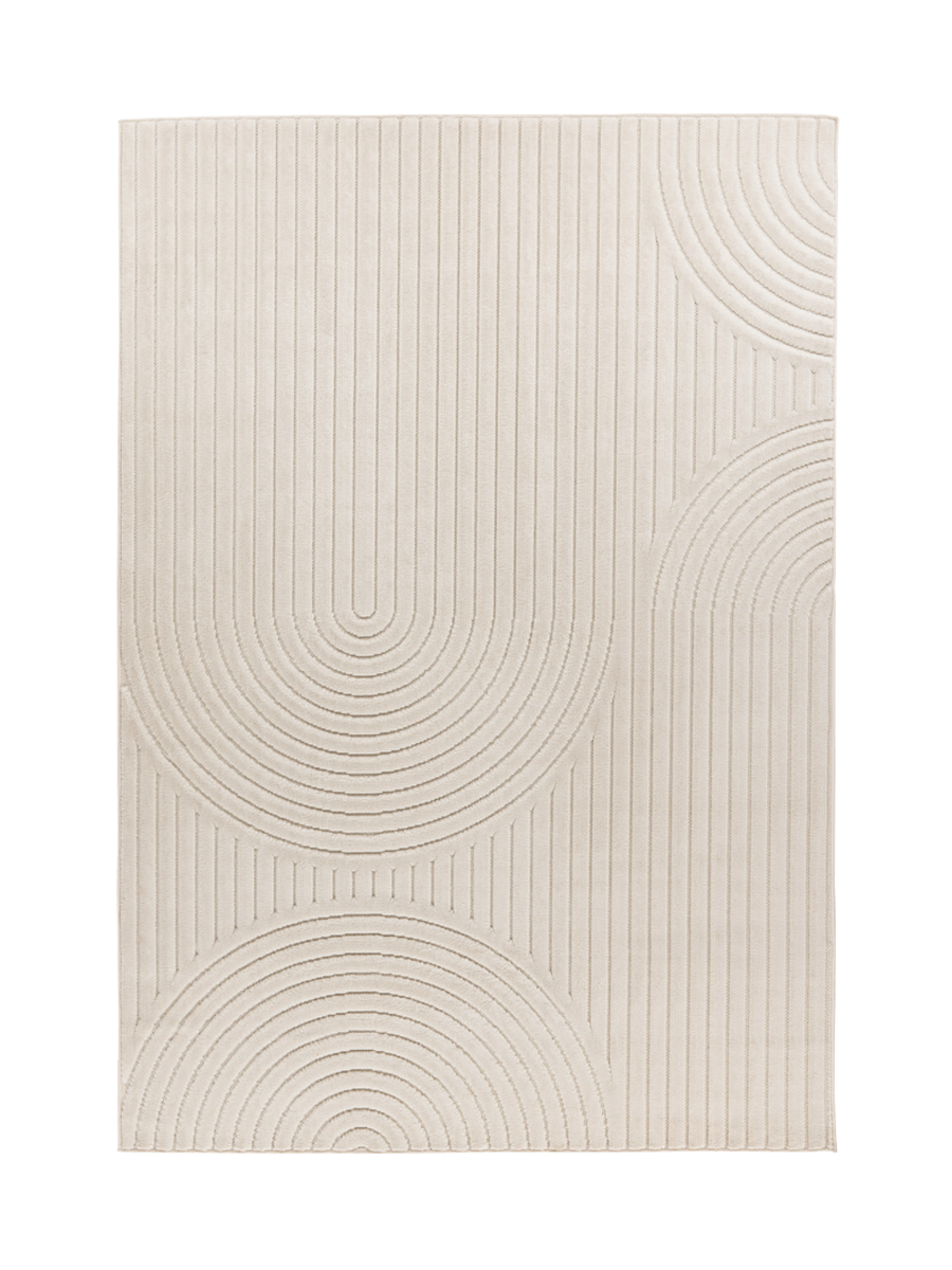
Tapis d'intérieur/extérieur de qualité « Viva 401 » - Ivoire - 80 x 150 cm