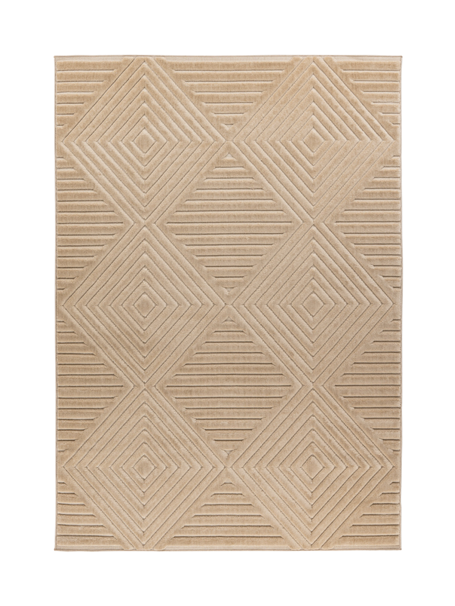 
Tapis d'intérieur/extérieur de qualité « Viva 402 » - Beige - 80 x 150 cm