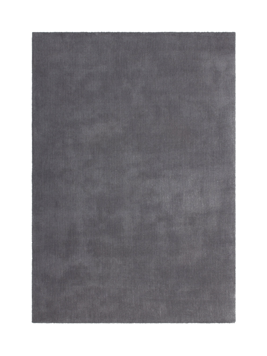 
Tapis design à poils longs de qualité supérieure « Velutto 400 » - Argent - 80 x 150 cm