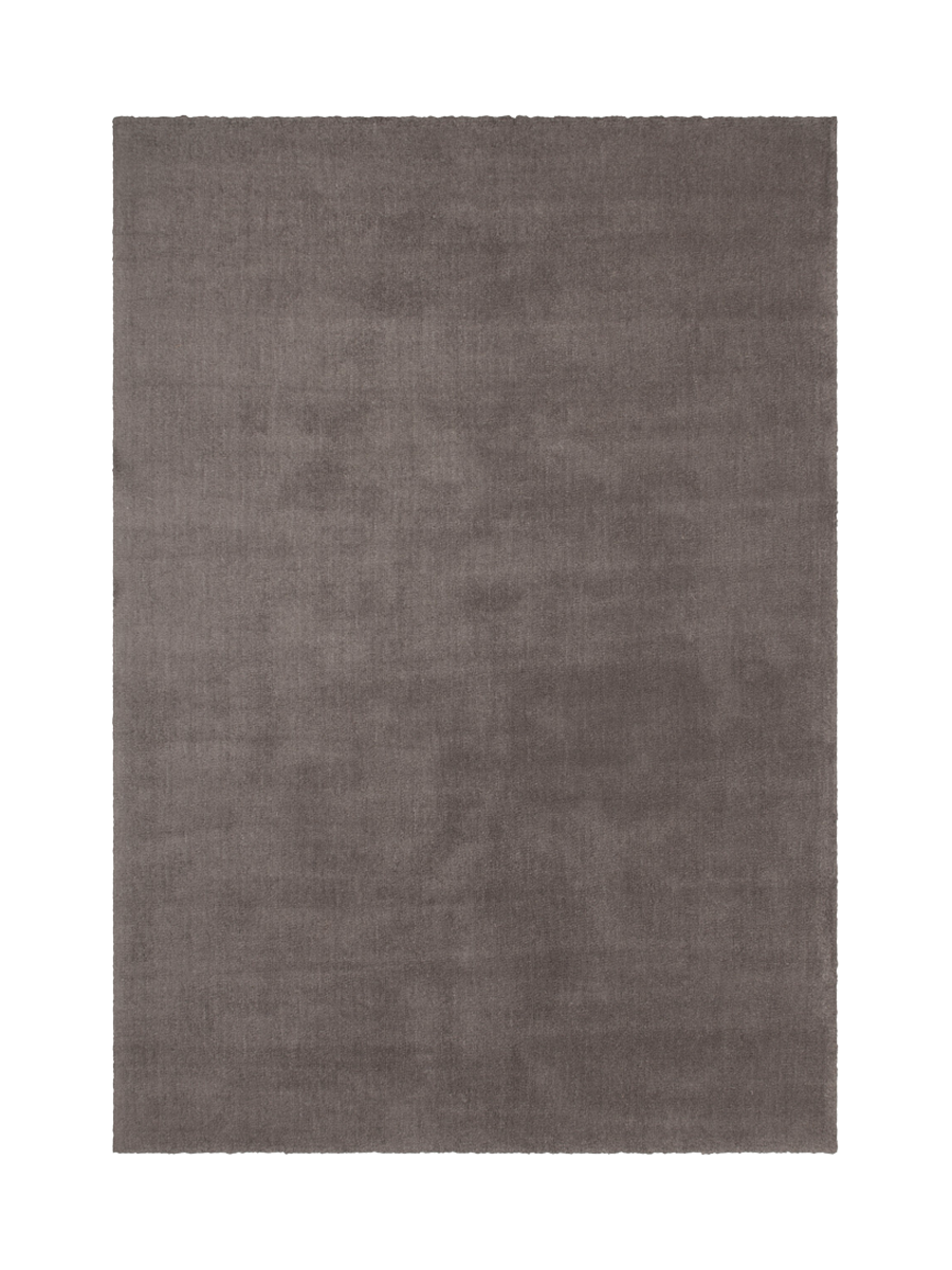 
Tapis design à poils longs de haute qualité « Velutto 400 » - Taupe - 80 x 150 cm