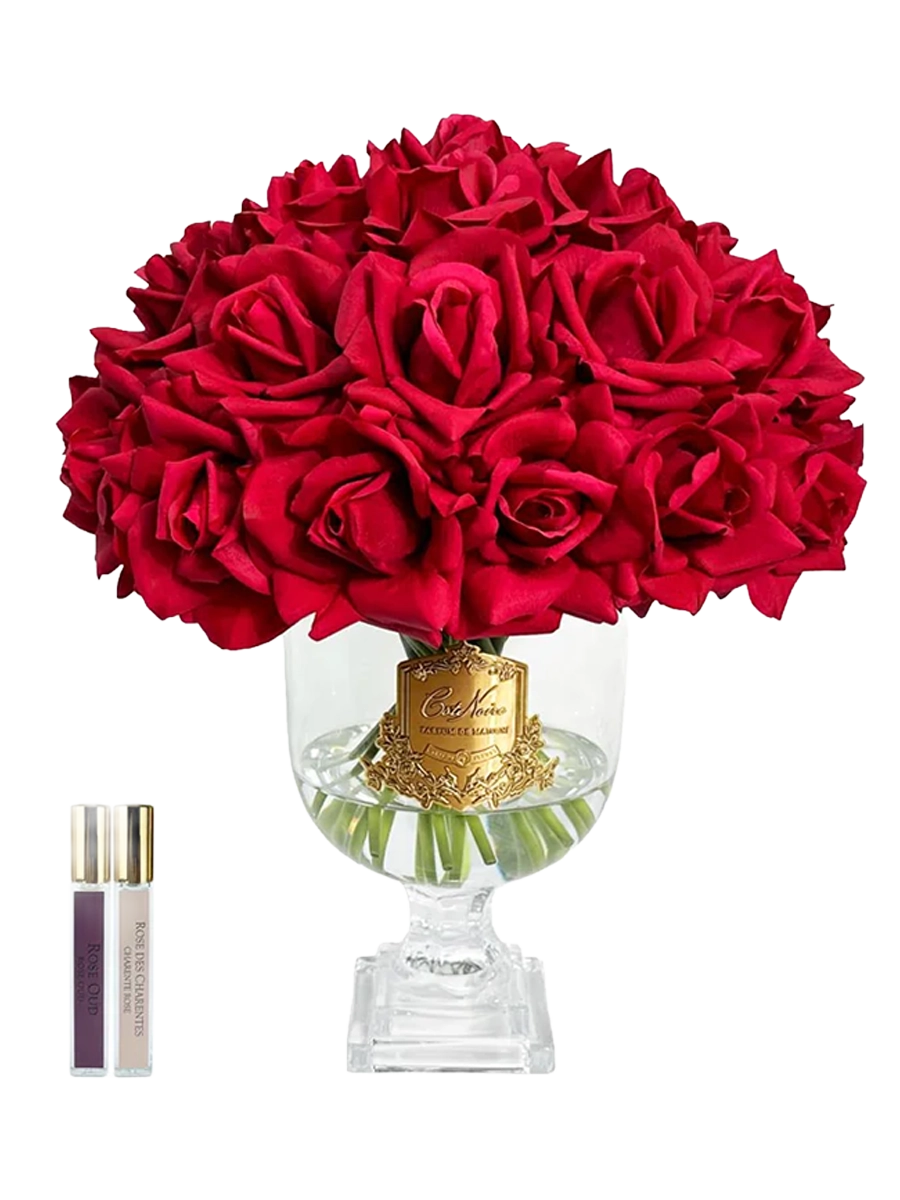 
Parfum d’ambiance de luxe « Bouquet de roses de Versailles » - Rouge et or