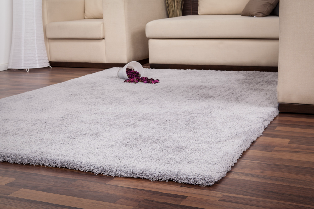 
Tapis design shaggy de qualité supérieure « Velvet 500 » - Argent - 80 x 150 cm