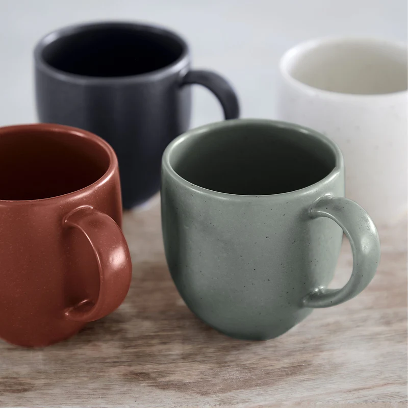 
Handmade Tea & Coffee Mug "Pacifica" - Artichoke Green