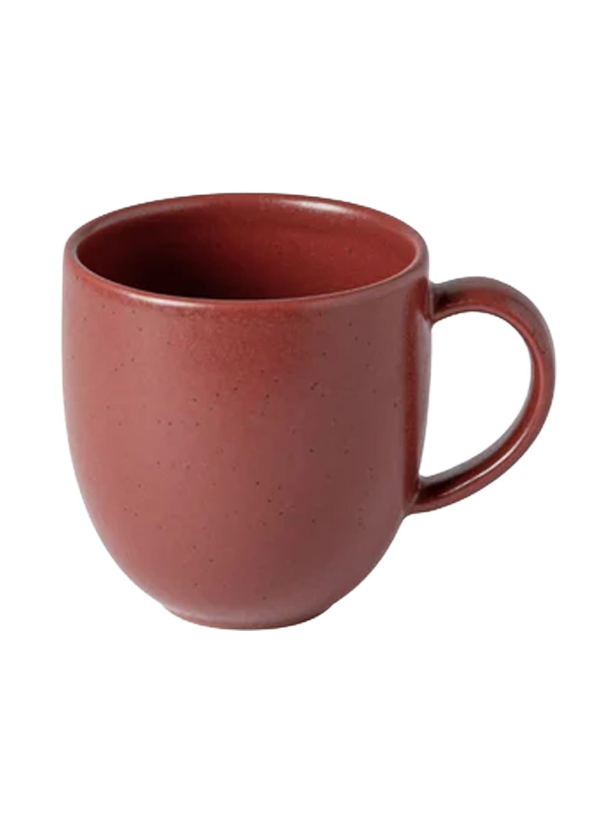 
Handmade Tea & Coffee Mug "Pacifica" - Cayenne Red