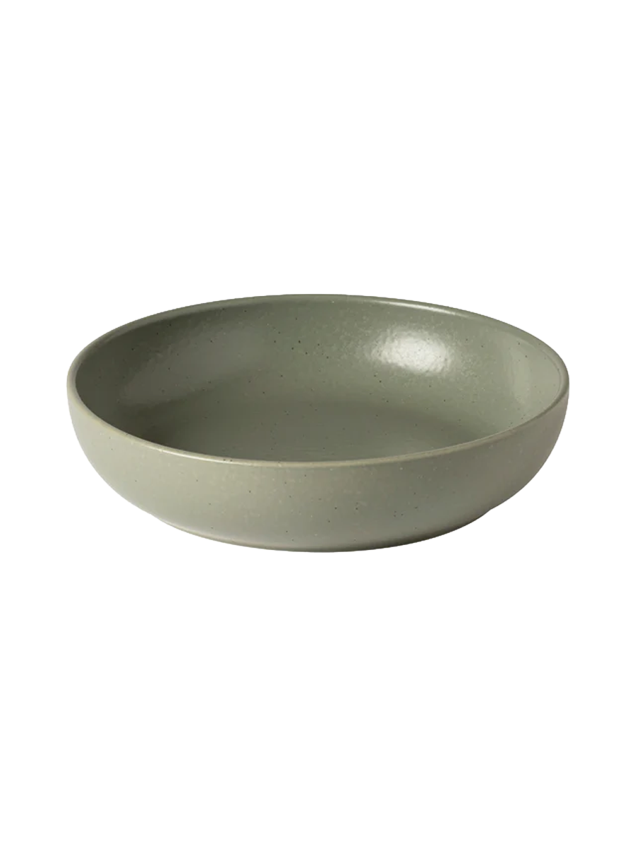 
Handmade Soup & Pasta Plates "Pacifica" - Artichoke Green