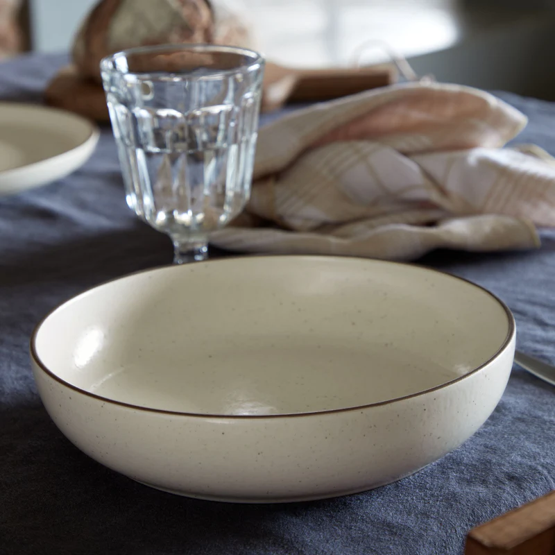 
Handmade Soup & Pasta Plates "Pacifica" - Monterosa
