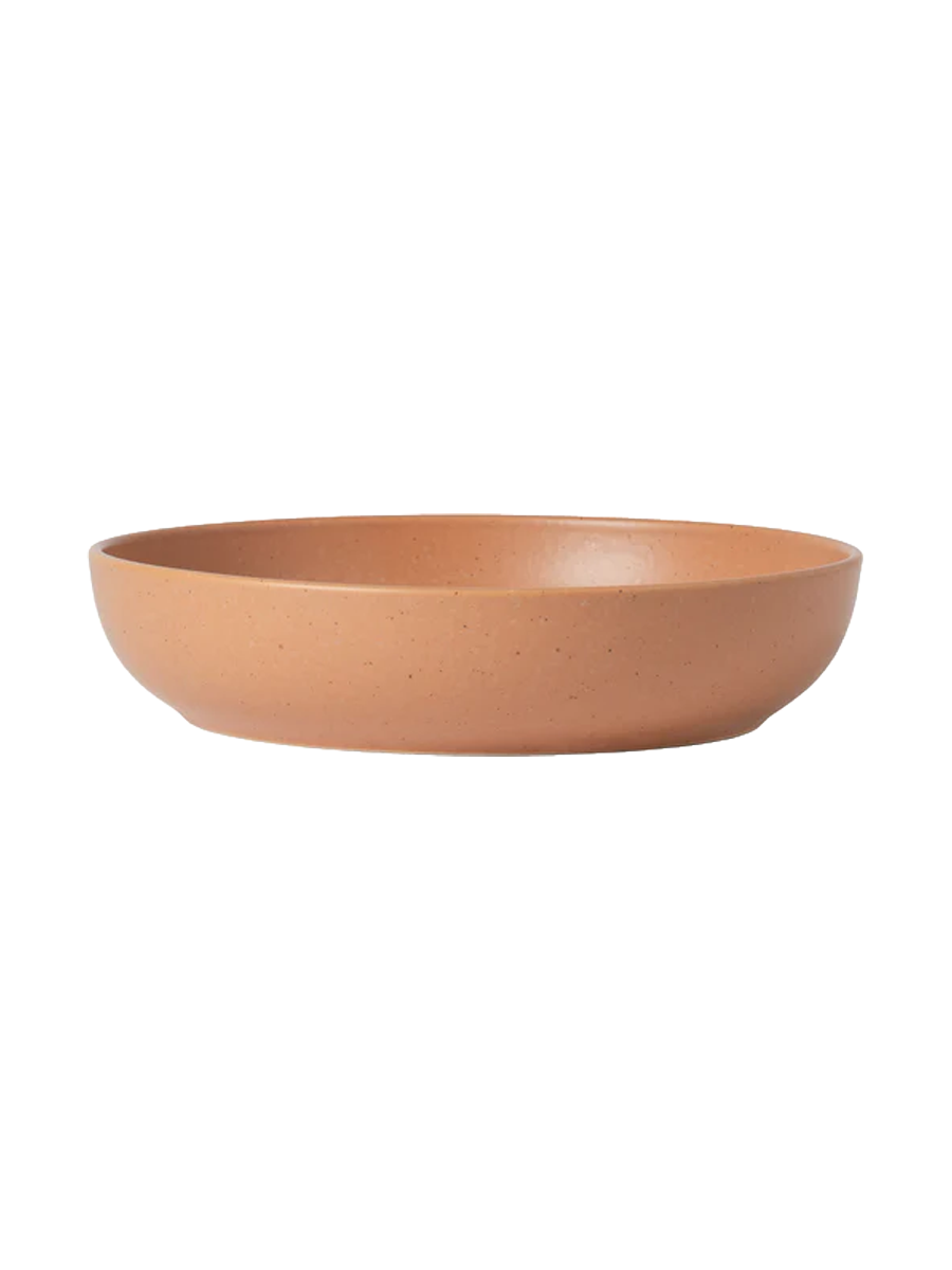 
Handmade Soup & Pasta Plates "Pacifica" - Terracotta