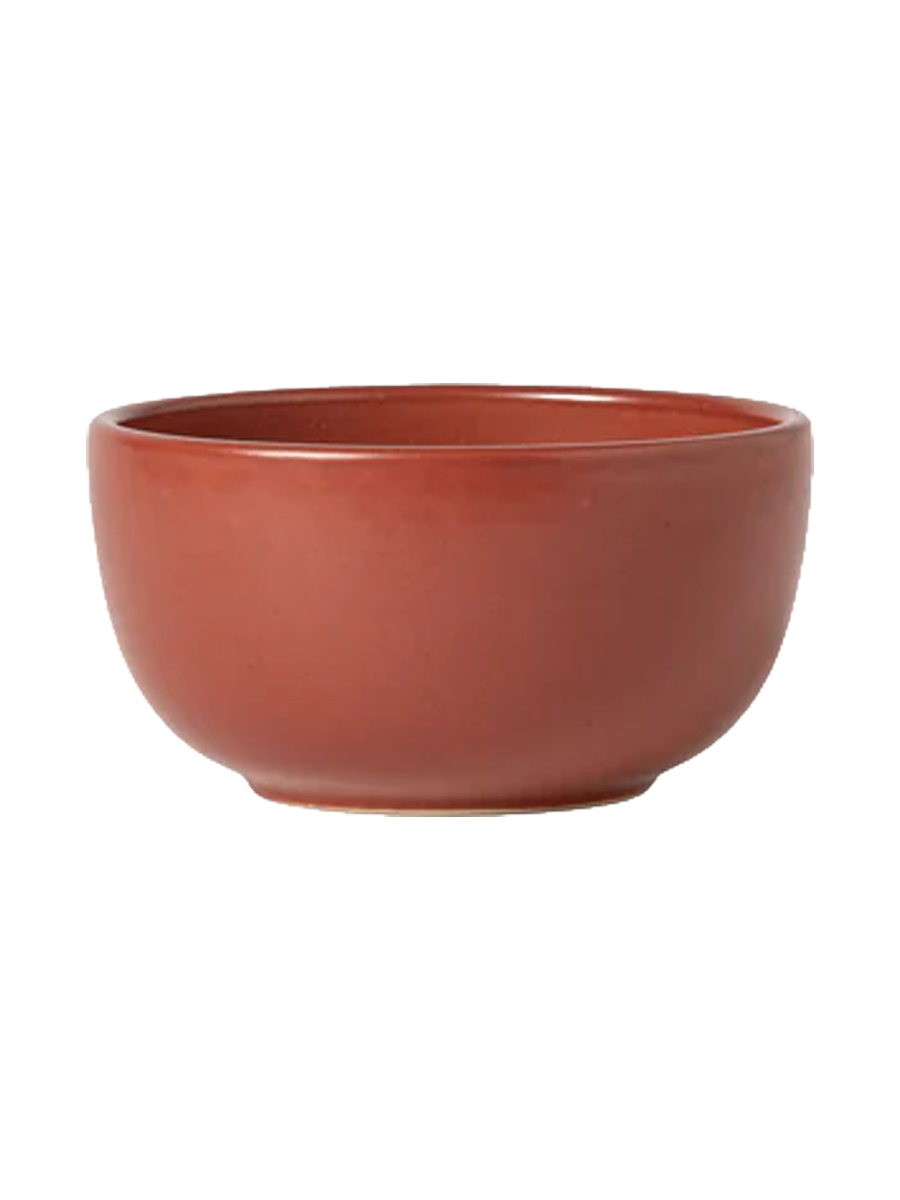
Handcrafted Fruit Bowl "Pacifica" - Cayenne Red