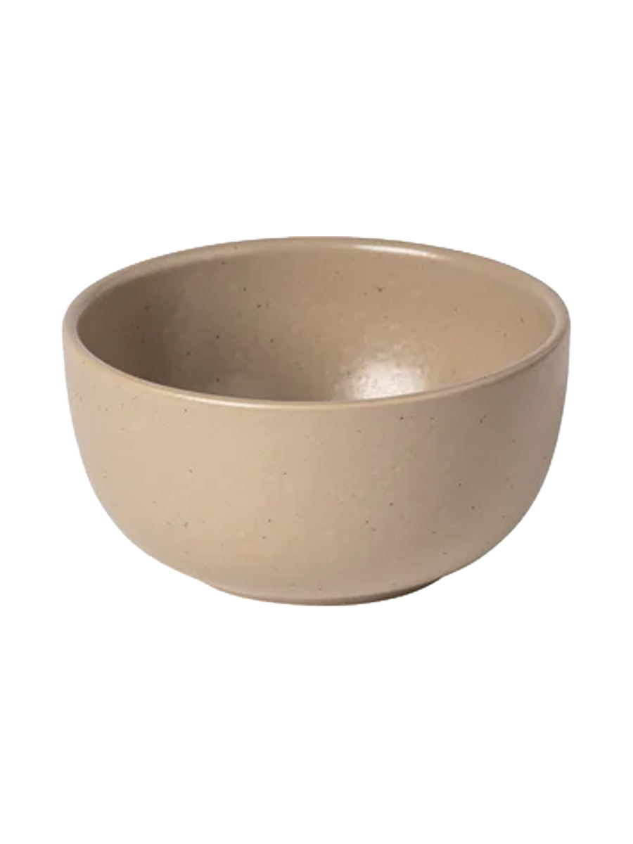 
Handcrafted Fruit Bowl "Pacifica" - Taupe