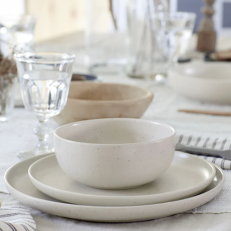 
Handmade Soup & Cereal Bowl "Pacifica" - Vanilla