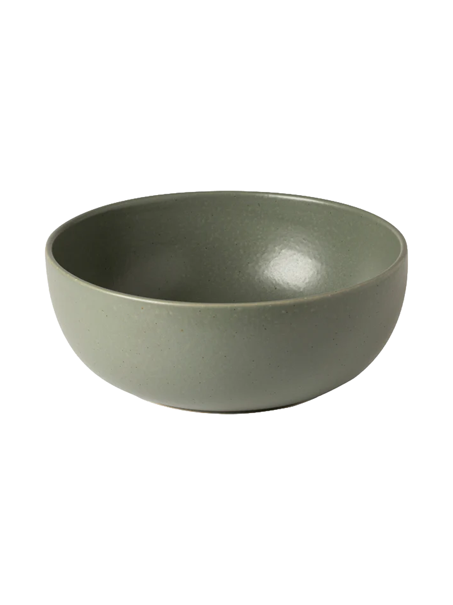 
Handmade Serving Bowl "Pacifica" - Artichoke Green / Medium