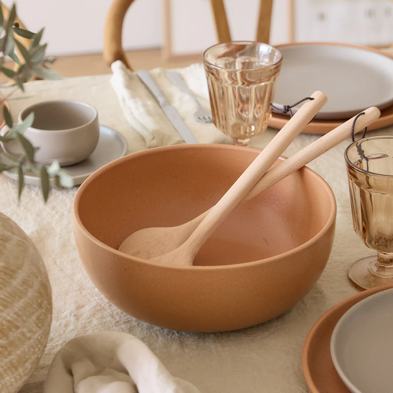 
Handmade Serving Bowl "Pacifica" - Terracotta / Large