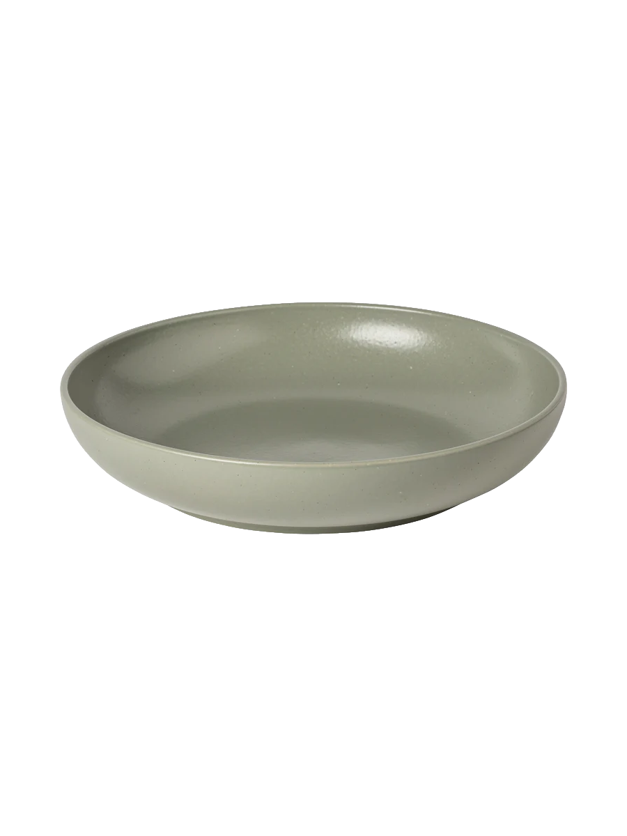 
Handmade Serving Bowl "Pacifica" - Artichoke Green / Large