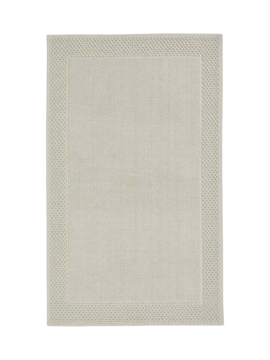 
High-quality bath rug "Yuna" made of 100% organic cotton – Desert - 23.6 x 23.6 inches