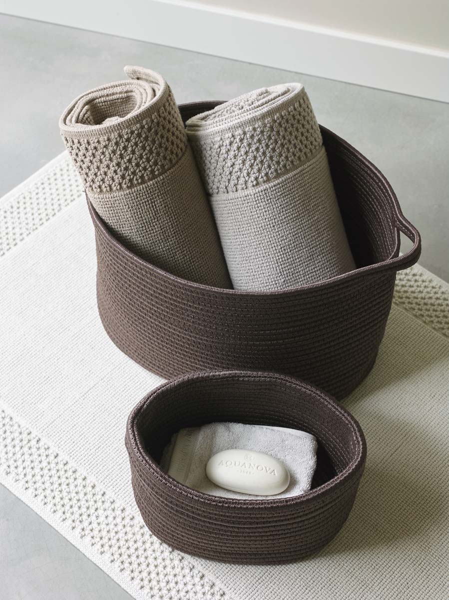 
High-quality bath rug "Yuna" made of 100% organic cotton – Desert - 60 x 100 cm