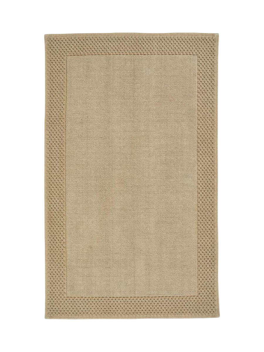 
Hochwertiger Badteppich „Yuna“ aus 100% Bio-Baumwolle - Golden - 60 x 60 cm