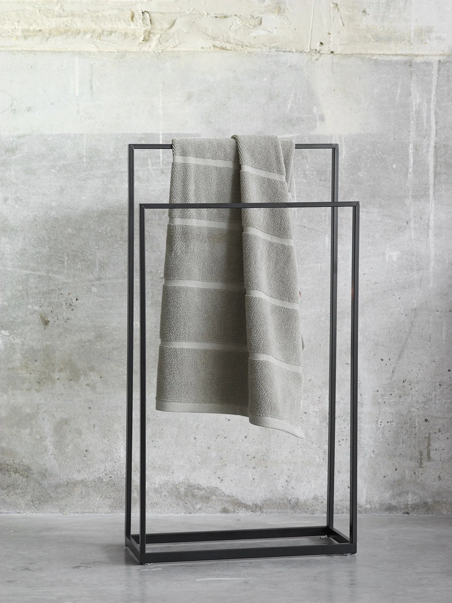 
"Yuri" Designer Towel and Clothes Rack - Black