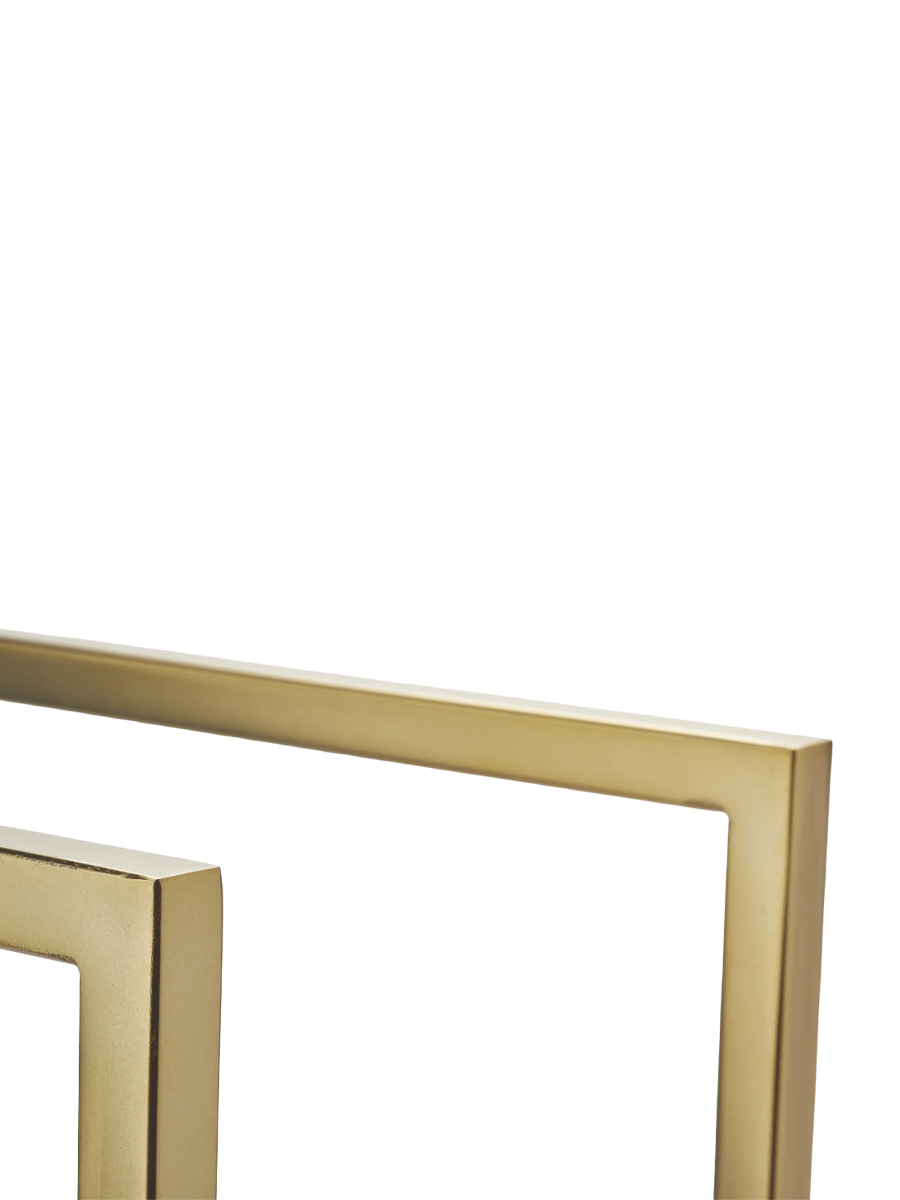 
"Yuri" Designer Towel and Clothes Rack - Gold