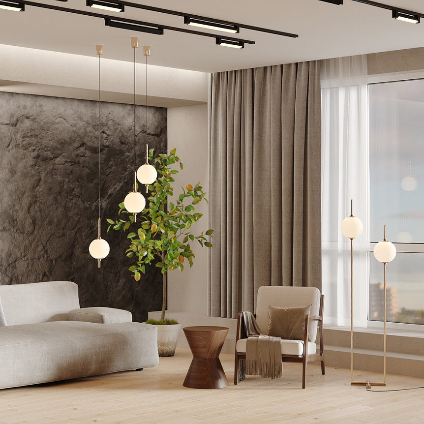 
Lampada a sospensione di design LED “The Sixth Sence” - Ottone
