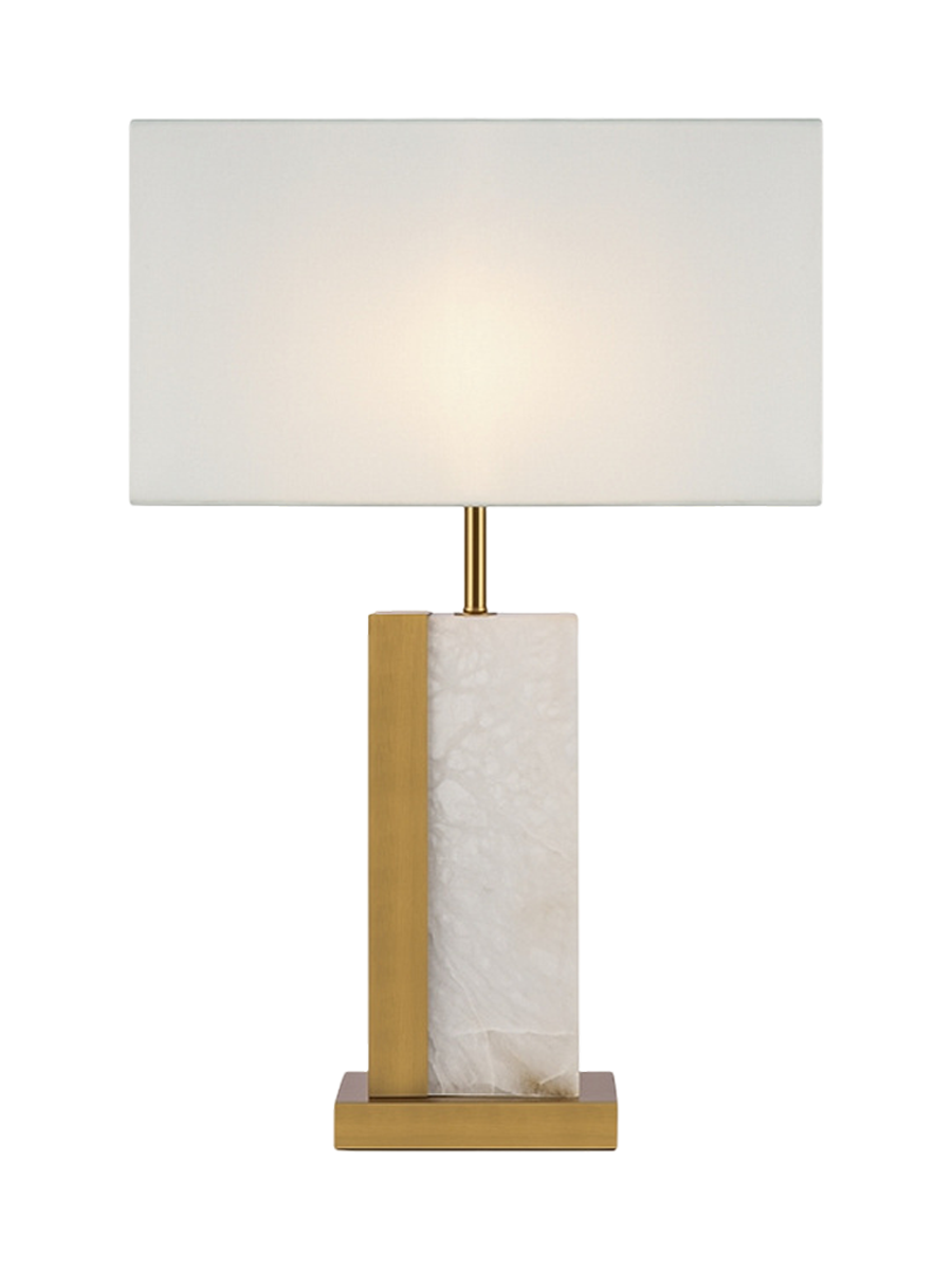 
Lampada da tavolo di design quadrata "Bianco"