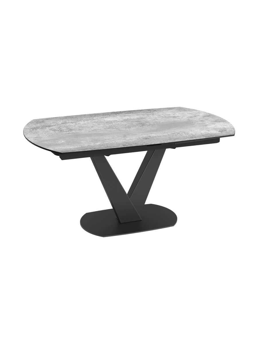 
Extendable designer dining table "Bellagio" made of ceramic, available in various sizes - Silver / 130-190 x 100 cm