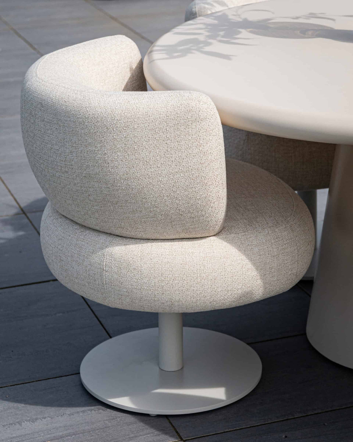 
Sedia da giardino girevole da esterno di alta qualità «Mason» - Beige Alpino