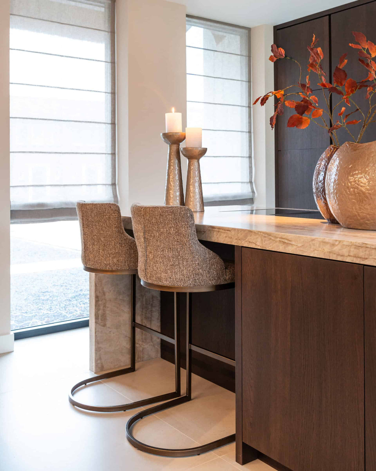 
Sedia da bar di design di alta qualità “Delphine” - Natura incantevole / 66.5 cm