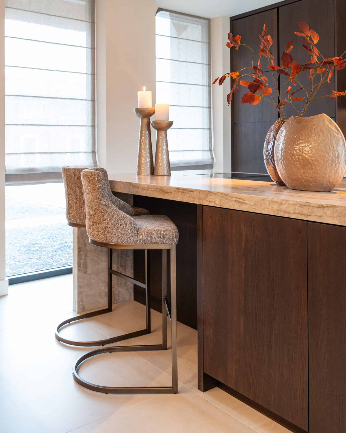 
Sedia da bar di design di alta qualità “Delphine” - Natura incantevole / 66.5 cm